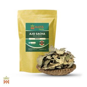 Ajo Sacha Leaves (Mansoa alliacea) - Whole Leaves from Peru