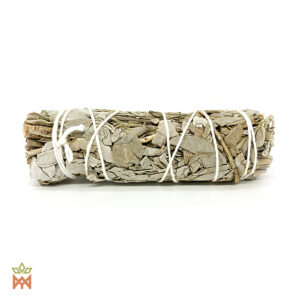 White Sage (Salvia Apiana) - Leaves in Small Smudge Bundle, from Oregon, United States